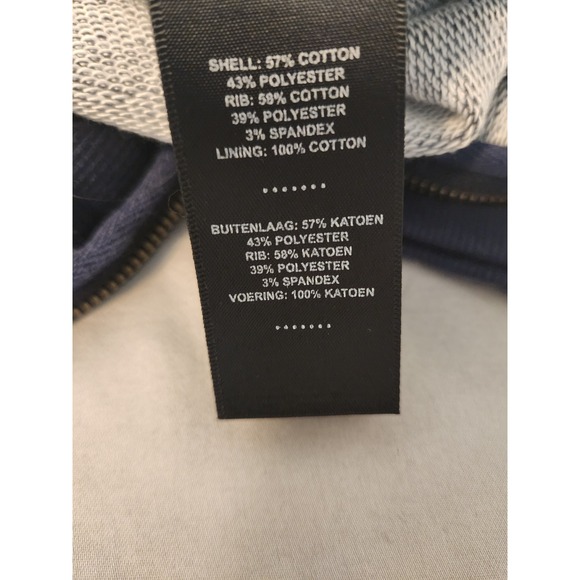 Harley Davidson Mens Full Zip Hoodie Blue Heathered Graphic Logo XL - Picture 6 of 7